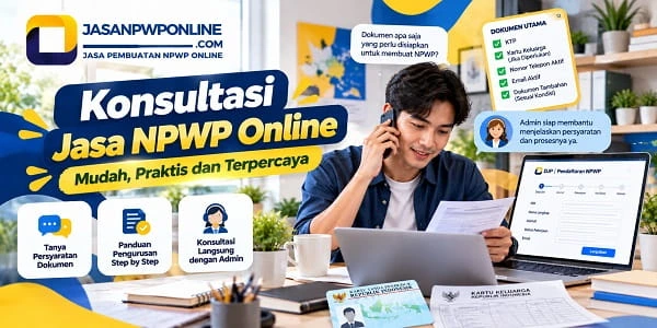 Konsultasi jasa NPWP online untuk memeriksa dokumen dan persyaratan pengurusan NPWP pribadi