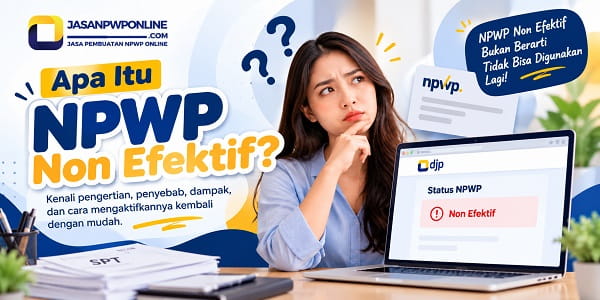 Apa itu NPWP Non Efektif dan cara mengaktifkannya